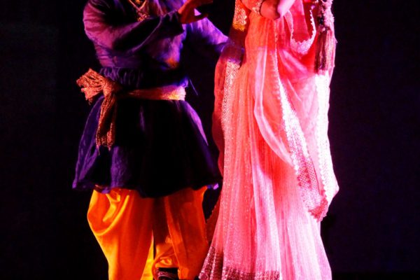 a still picture from dance allethaiyya ka qissa during wajid ali shah festival lucknow