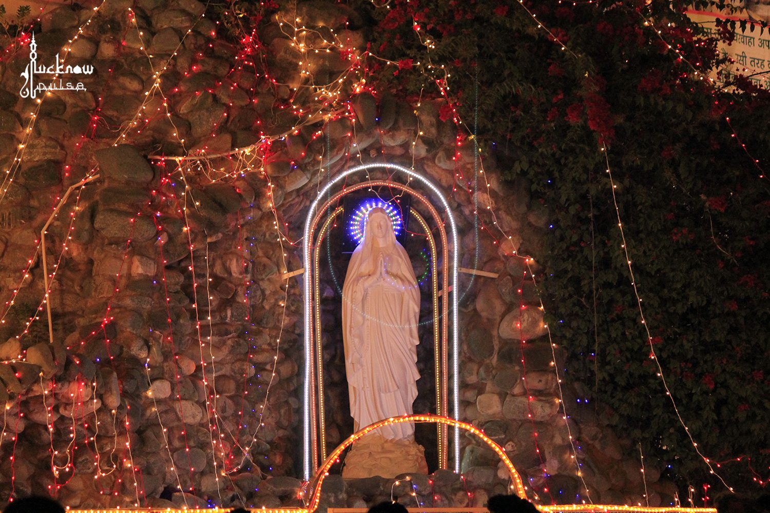 Christmas decor at CATHEDRAL LUCKNOW