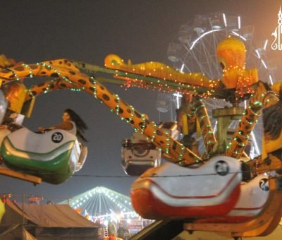 Carnival rides in Lucknow Mahotsav