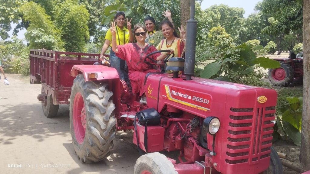 Tractor Ride at the Mango Festival. Madhav Udyan, Mall, Lucknow