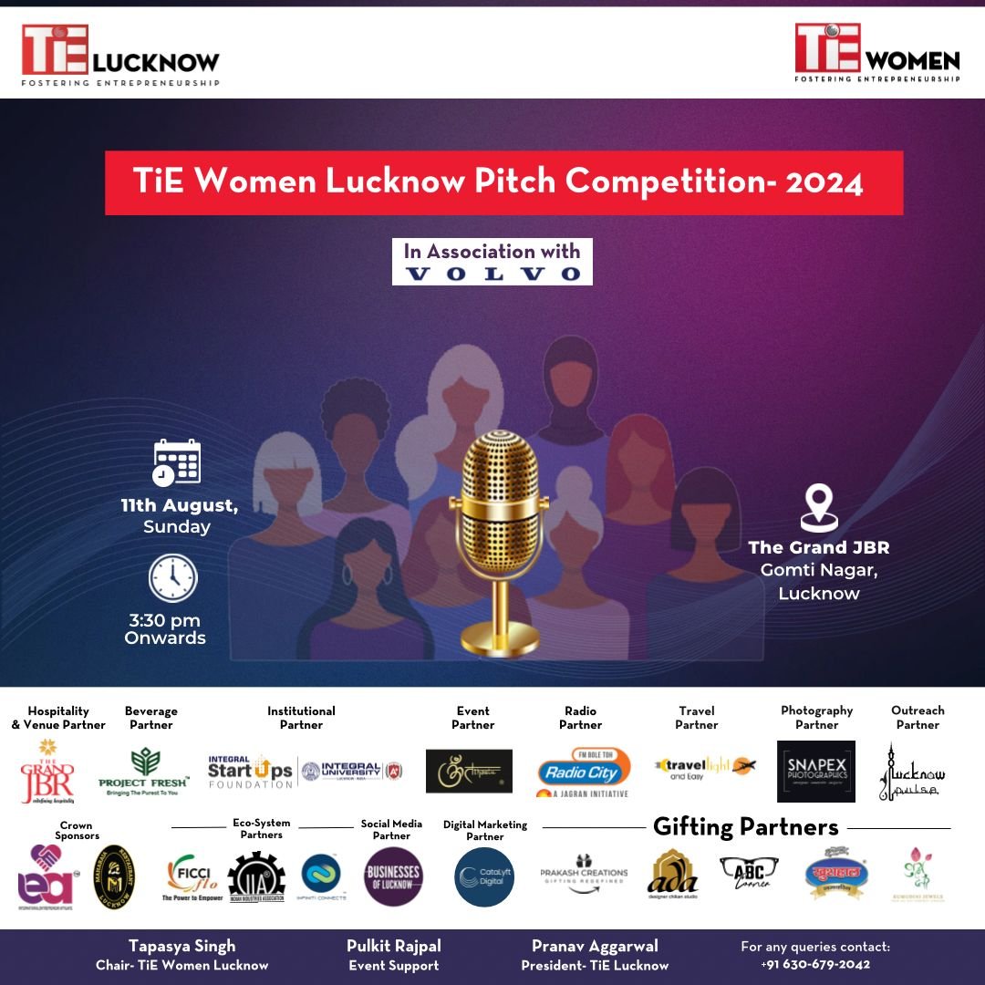 TiE Women Global Pitch Competition 2024: Lucknow Chapter Finale Report